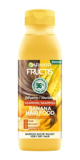 Fructis Hair Food Banana Szampon odżywczy do włosów bardzo suchych 350ml