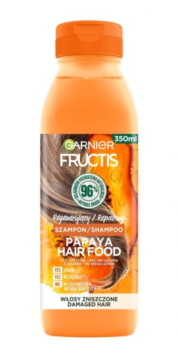 Fructis Hair Food Papaya Szampon regenerujący do włosów zniszczonych 350ml