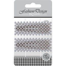 Top Choice Fashion Design Spinki typu "Pyk" perła srebrna (23842) 1op.-2szt