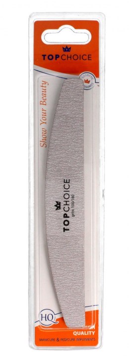 Top Choice Pilnik do paznokci 2-funkcyjny 100/180 18cm 1szt