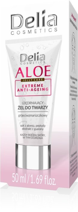 Delia Cosmetics Aloe Jelly Care Ujędrniający Żel do twarzy 50ml