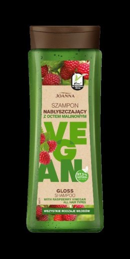 JOANNA VEGAN Ocet Malinowy Szampon nabłysz.300ml.