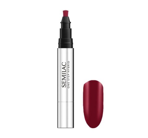 SEMILAC One Step Marker do paznokci S580 Crimson 3ml