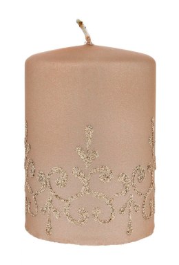ARTMAN Świeca ozdobna Tiffany - walec mały szampan 1szt