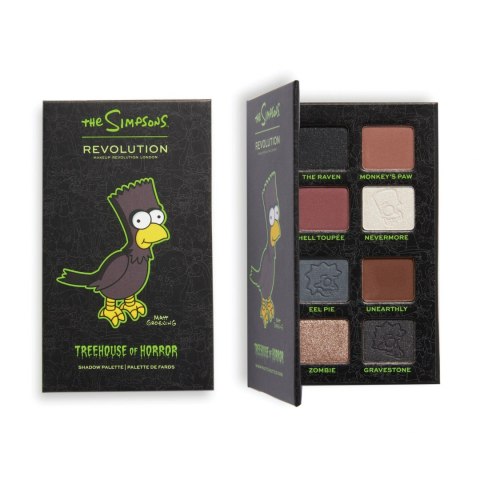 Makeup Revolution The Simpsons Paleta cieni do powiek (8) The Raven Bart 1szt