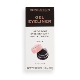 Makeup Revolution Żelowy eyeliner do oczu Gel Eyeliner Pot With Brush 3 g