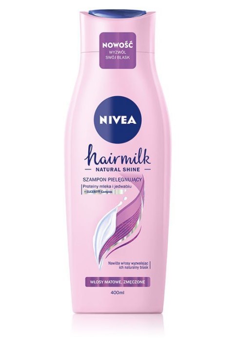 NIVEA SZAMPON DO WŁOSÓW NAWILŻAJĄCY HAIR MILK 400ml