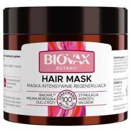 Biovax Wzmacniająca Maska do włosów Baicapil+malina 250ml