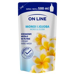 On Line Mydło kremowe w płynie Monoi i Jojoba - uzupełnienie 500ml