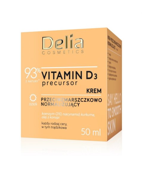 Delia Cosmetics Vitamin D3 Precursor Krem przeciwzmarszczkowo - normalizujący na dzień 50ml