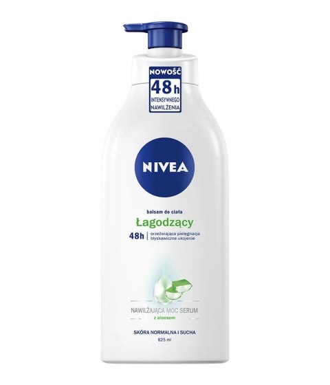 Nivea Łagodzący Balsam do ciała z aloesem 625ml z pompką