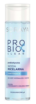 Soraya Probio Clean Woda micelarna nawilżająca do cery normalnej i suchej 250ml