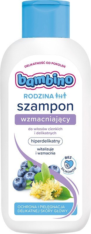 NIVEA BAMBINO RODZINA Szampon 400ml wzmacniajacy&