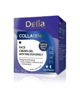 Delia Collagenes Krem-żel do twarzy z kolagenem morskim 50 ml