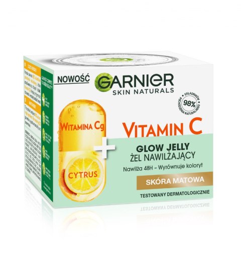 Garnier Skin Naturals Vitamin C Żel nawilżający Witamina Cg + Cytrus - do skóry matowej 50ml