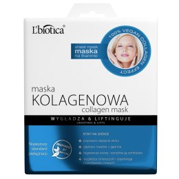 L`BIOTICA Maska kolagenowa na tkaninie - wygładza & liftinguje 23ml