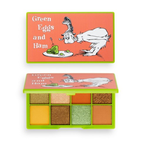 I Heart Revolution x Dr.Seuss Paleta cieni do powiek(8) Green Eggs and Ham 1szt