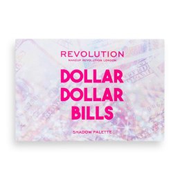 Makeup Revolution Power Shadow Palette Paletka cieni do powiek (6) Dollar Dollar Bills 1szt