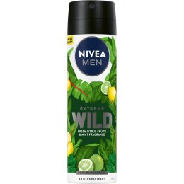 Nivea Men Extreme Wild Dezodorant w sprayu 48h Fresh Citrus Fruits & Mint 150ml