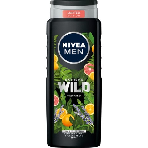 Nivea Men Extreme Wild Żel pod prysznic Fresh Green 500ml