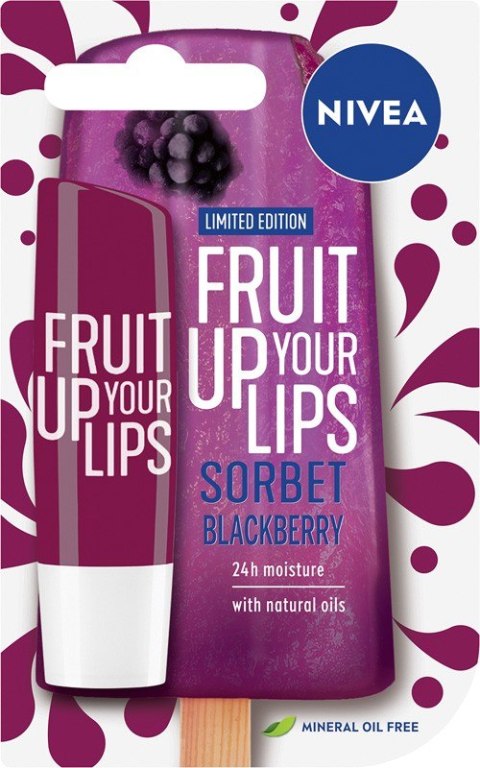 Nivea Pielęgnująca Pomadka do ust SORBET BLACKBERRY 5.50 ml