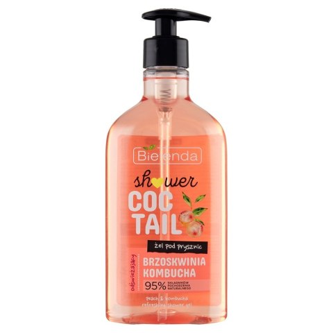 Bielenda Shower Coctail Żel pod prysznic odświeżający Brzoskwinia & Kombucha 400ml