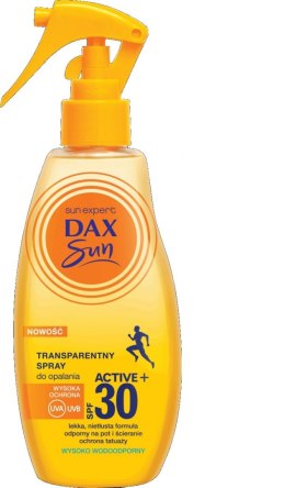 Dax Sun Transparentny Spray do opalania Active+ SPF30 200ml