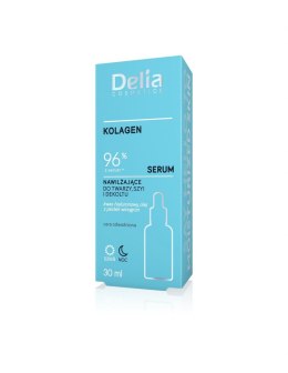 Delia Cosmetics KOLAGEN Serum nawilżające do twarzy,szyi i dekoltu na dzień i noc 30ml