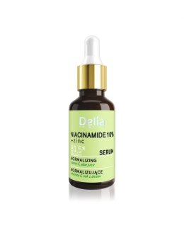 Delia Cosmetics NIACINAMIDE 10%+ZINC Serum normalizujące do twarzy,szyi i dekoltu na dzień i noc 30ml