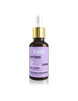 Delia Cosmetics PEPTYDY Serum przeciwstarzeniowe do twarzy,szyi i dekoltu na dzień i noc 30ml