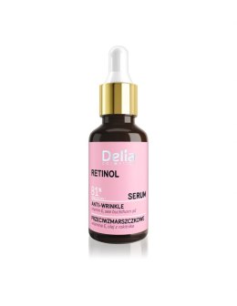 Delia Cosmetics RETINOL Serum przeciwzmarszczkowe do twarzy,szyi i dekoltu na noc 30ml