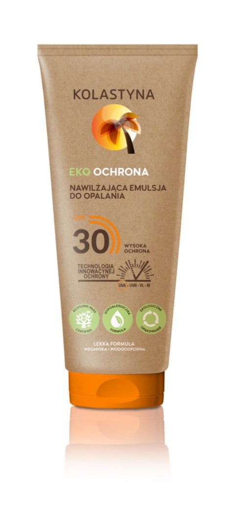 Kolastyna Opalanie Eko Ochrona Nawilżająca Emulsja do opalania SPF30 150ml