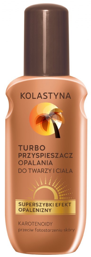 Kolastyna Opalanie Turbo Przyspeszacz opalania do twarzy i ciała 150ml