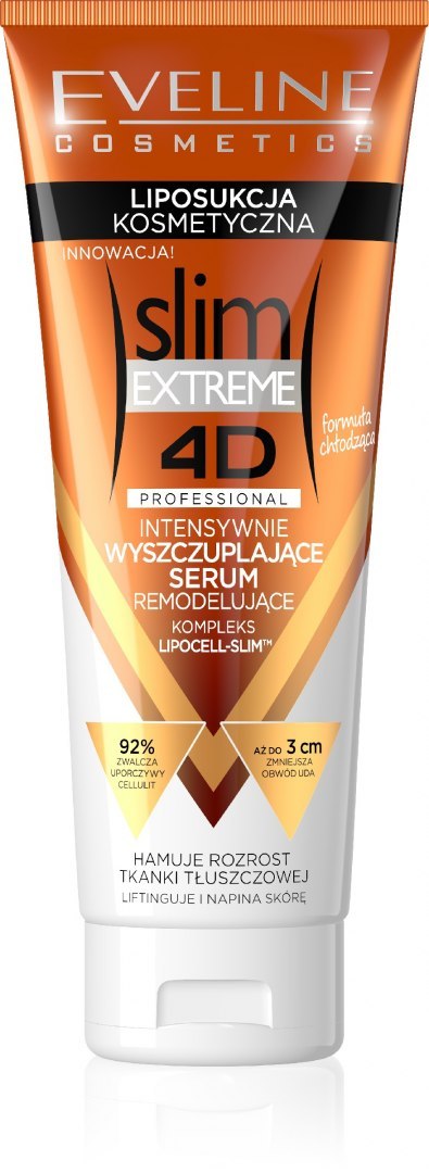 Eveline 4D slim EXTREME Liposukcja Serum intensywnie wyszczuplające 250ml