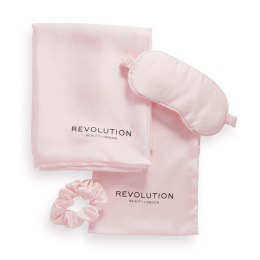 Revolution Beauty The Beauty Sleep Satin Set Satynowy Zestaw do spania - Pink 1op.