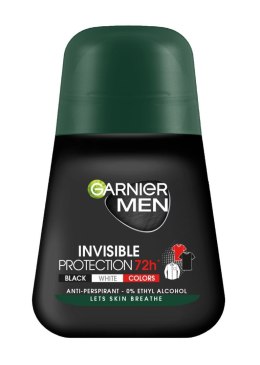 Garnier Men Dezodorant roll-on Invisible Protection 72h - Black,White,Colors 50ml