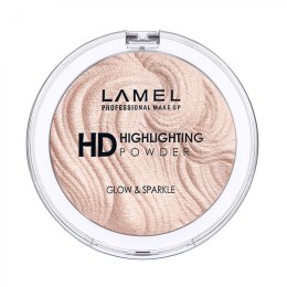 LAMEL Insta Puder rozświetlający do twarzy HD Highlihting Glow&Sparkle nr 402 12g