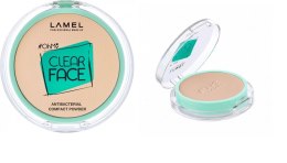 Lamel OhMy Clear Face Puder kompaktowy antybakteryjny nr 402 6g