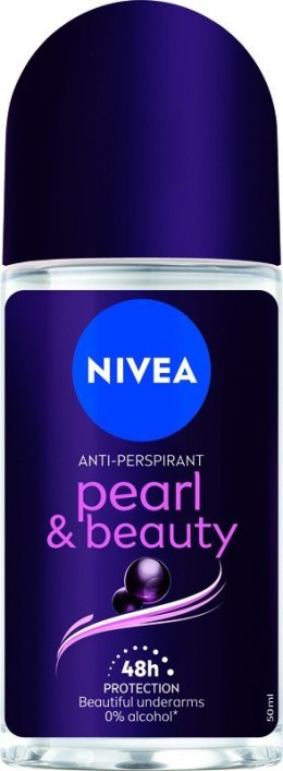 NIVEA dezodorant Roll-on damski PEARL&BEAUTY BLACK