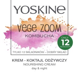 Yoskine Vege Zoom Krem-Koktajl odżywczy na dzień i noc - Kombucha 50ml
