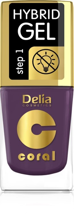 Delia Cosmetics Coral Hybrid Gel Emalia do paznokci nr 80 11ml