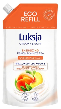 Luksja Creamy & Soft Energizujące Kremowe Mydło w płynie Brzoskwinia i Biała Herbata 400ml - zapas