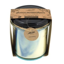 MIA BOX Świeca sojowa marmurkowa o zapachu Tuberose 240g