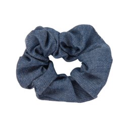 DONEGAL Ozdoby do włosów - Gumka Scrunchie jeans (FA-5870) 1szt