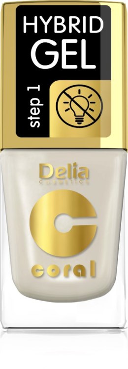 Delia Cosmetics Coral Hybrid Gel Emalia do paznokci nr 65 11ml