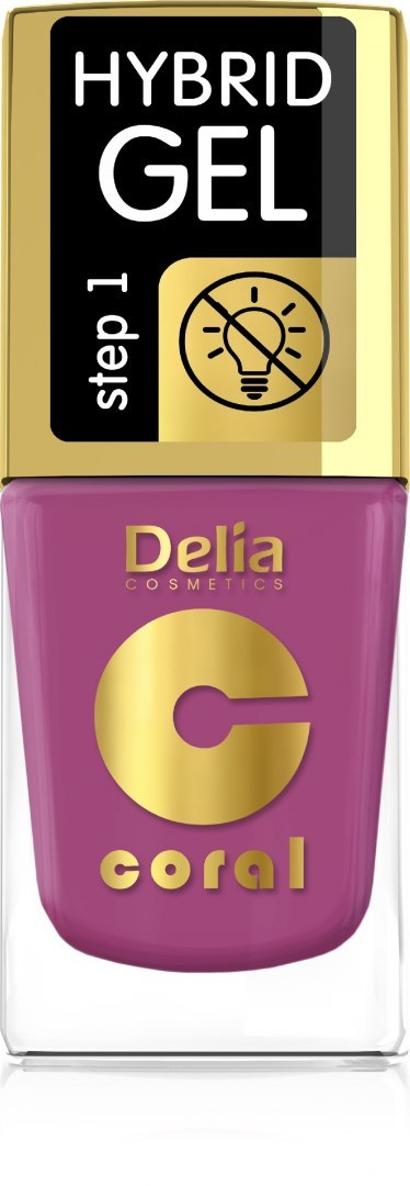 Delia Cosmetics Coral Hybrid Gel Emalia do paznokci nr 70 11ml