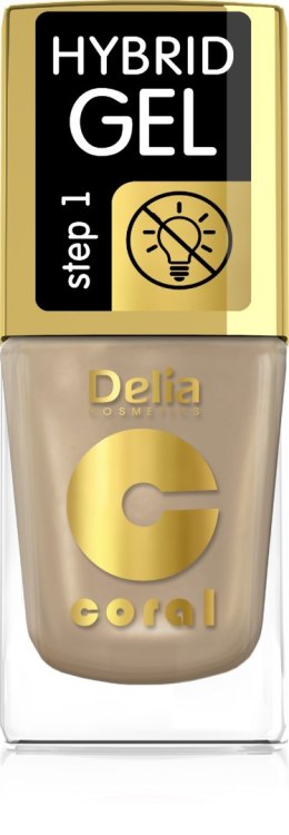 Delia Cosmetics Coral Hybrid Gel Emalia do paznokci nr 73 11ml