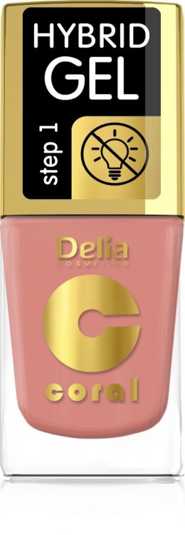 Delia Cosmetics Coral Hybrid Gel Emalia do paznokci nr 79 11ml