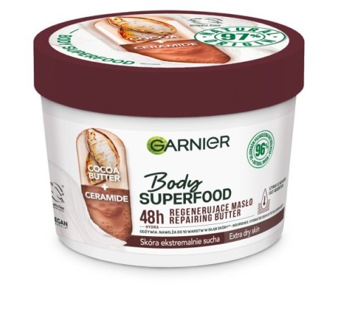 Garnier Body SuperFood Regenerujące Masło do ciała - skóra ekstremalnie sucha 380ml