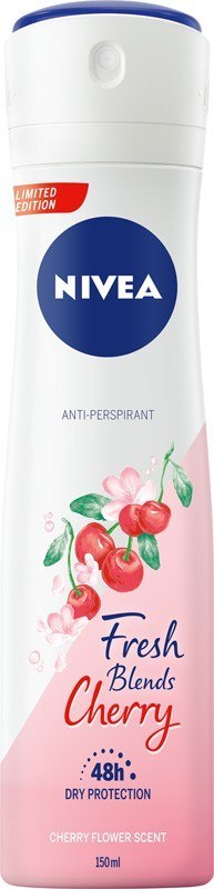 Nivea Dezodorant-anti perspirant w sprayu dla kobiet Fresh Blends Cherry 150ml - limitowana edycja